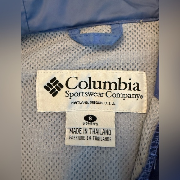 Columbia Sportswear Hooded Jacket Blue Small - Picture 4 of 8